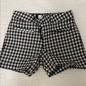 Anthropologie checkered shorts